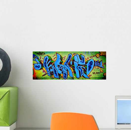 Amazing colorful graffiti Wall Mural