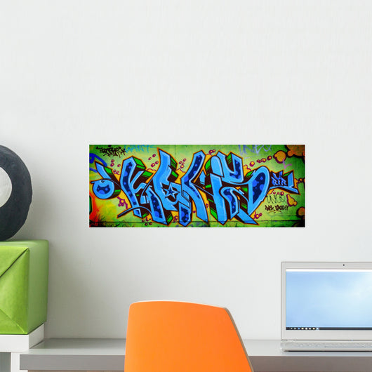Amazing colorful graffiti Wall Mural