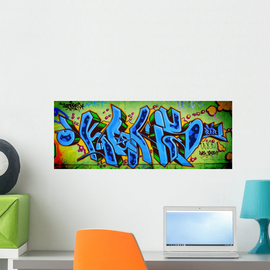 Amazing colorful graffiti Wall Mural
