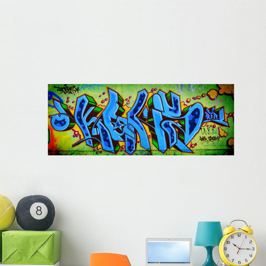 Amazing colorful graffiti Wall Mural
