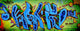 Amazing colorful graffiti Wall Mural