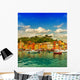 Portofino village on Ligurian coast, mediterranean sea Wall Mural
