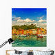 Portofino village on Ligurian coast, mediterranean sea Wall Mural