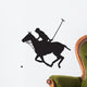 Polo Pony Silhouette Wall Decal