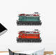 Two Steam Locomotives Wall Decal