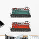 Two Steam Locomotives Wall Decal