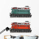 Two Steam Locomotives Wall Decal