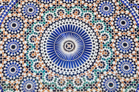 Oriental Mosaic in Morocco North Africa Wall Mural