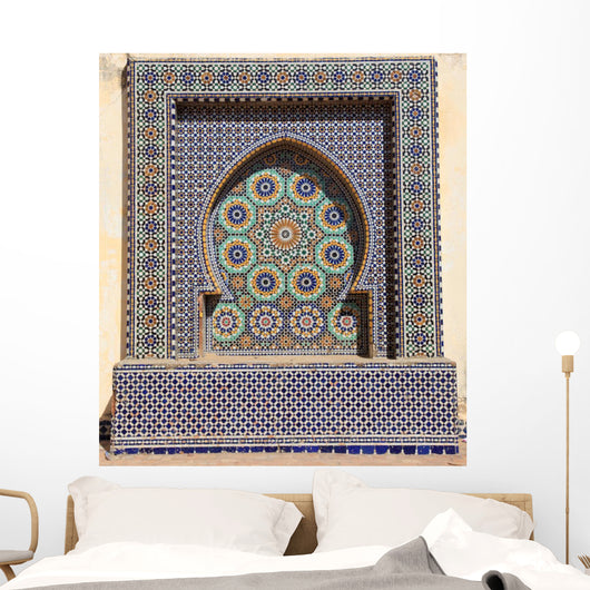 Oriental Mosaic Morocco North Wall Mural