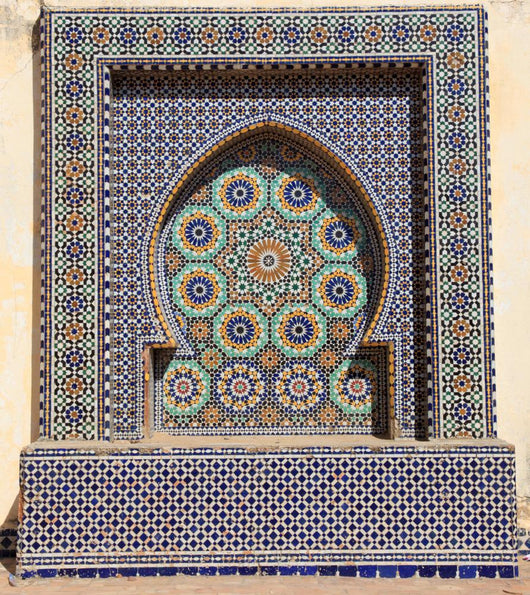 Oriental Mosaic Morocco North Wall Mural