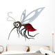 mosquito cartoon for you design Wall Decal