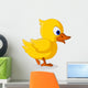 cute baby duck cartoon walking Wall Decal