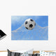 Soccer Ball Shoot to Wall Mural