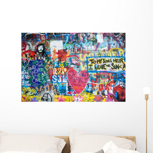 Colorful John Lennon Wall