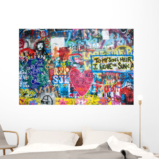 Colorful John Lennon Wall