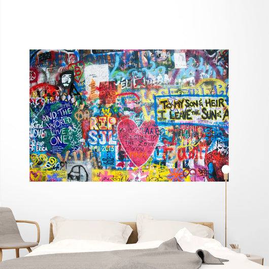 Colorful John Lennon Wall