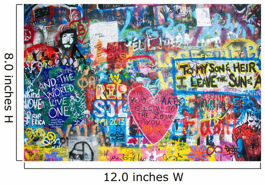Colorful John Lennon Wall