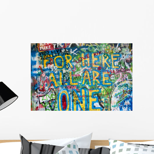 Colorful John Lennon Wall