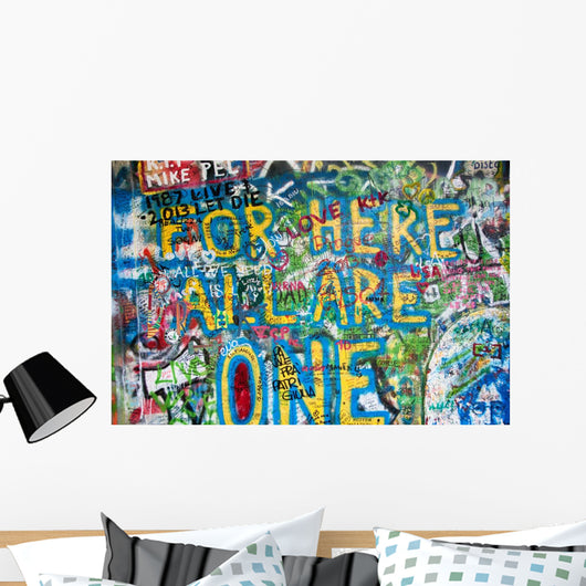 Colorful John Lennon Wall