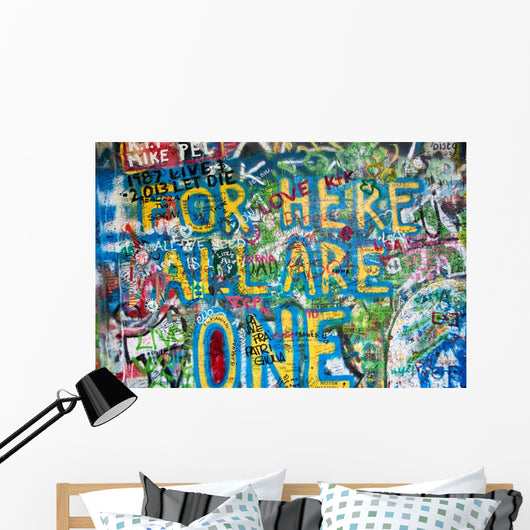 Colorful John Lennon Wall