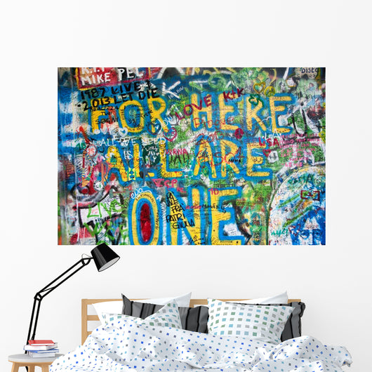 Colorful John Lennon Wall