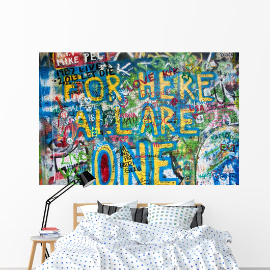 Colorful John Lennon Wall