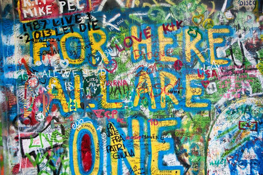 Colorful John Lennon Wall