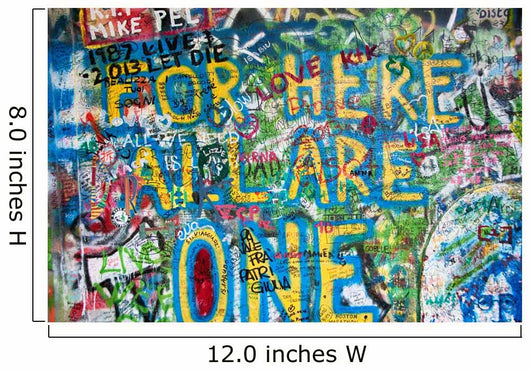 Colorful John Lennon Wall