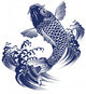 Japanese Carp Na Wall Decal