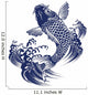 Japanese Carp Na Wall Decal