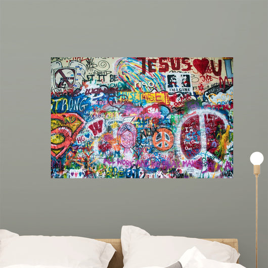 Colorful John Lennon Wall