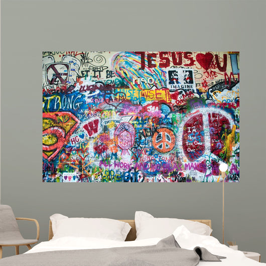 Colorful John Lennon Wall