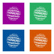 positive thinking - flat design - trend cololors Wall Decal