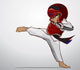 taekwondo martial art Wall Decal