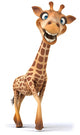 Fun Giraffe Wall Decal