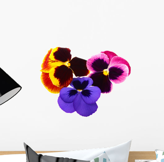 Flower Decals - pansies Wall Decal