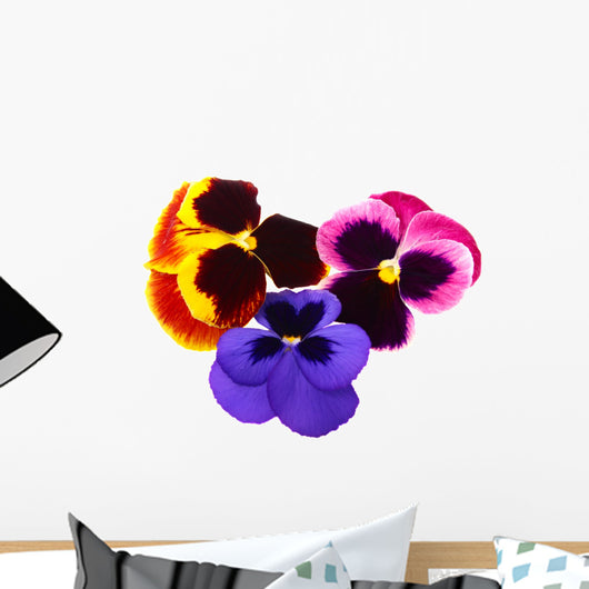 Flower Decals - pansies Wall Decal