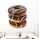 Chocolate Frosted Donut Wall Decal