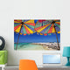 Beach and Umbrella Wall Mural