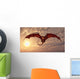 Attacking Red Dragon Wall Mural
