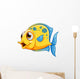 Small Yellow Fish Wall Decal