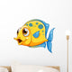 A Small Yellow Fish Wall Decal