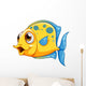 A Small Yellow Fish Wall Decal