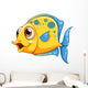A Small Yellow Fish Wall Decal