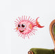 Unique Puffer Fish Wall Decal