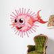 A unique puffer fish Wall Decal