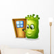Monster Knocking Door Wall Decal