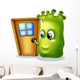 A monster knocking at the door Wall Decal