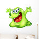 A green slime monster Wall Decal