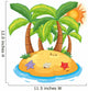 An Island With Coconut Trees Wall Decal